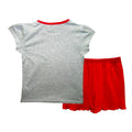 Red-White - Back - Minnie Mouse Girls Short Pyjama Set