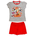 Red-White - Front - Minnie Mouse Girls Short Pyjama Set