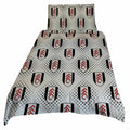 Black-White-Red - Back - Fulham FC Diamond Duvet Cover Set