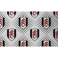 Black-White-Red - Side - Fulham FC Diamond Duvet Cover Set