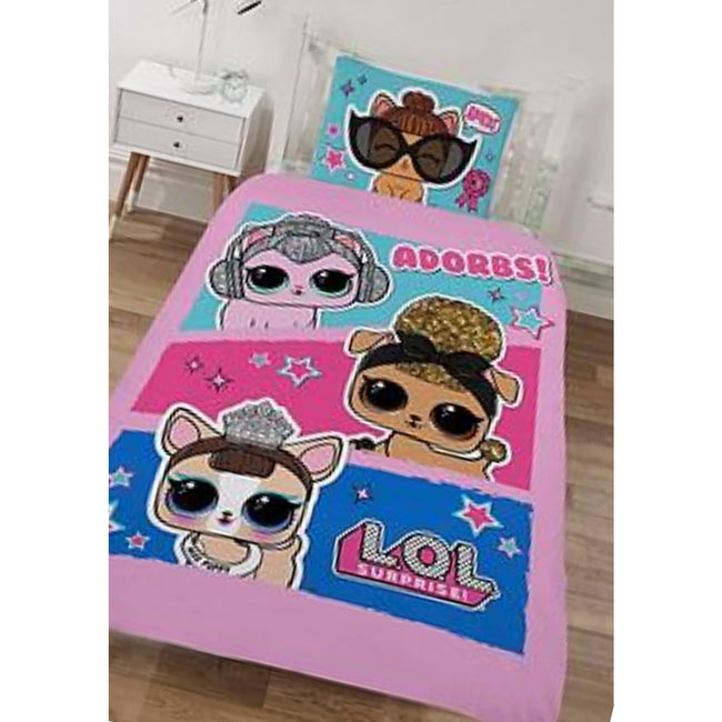 Multicoloured - Lifestyle - LOL Surprise Pets Glam Adorbs Duvet Cover Set