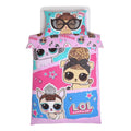Multicoloured - Front - LOL Surprise Pets Glam Adorbs Duvet Cover Set
