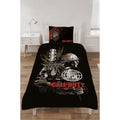 Black-Green - Side - Call Of Duty Warning Duvet Set