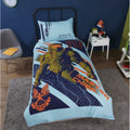 Sky Blue-Navy-Green - Front - Halo Infinite 117 Duvet Set