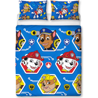 Blue - Front - Paw Patrol Rescue Rotary Double Duvet Set