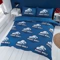 Blue - Back - Jurassic World Claws Duvet Cover Set
