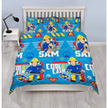 Blue - Back - Fireman Sam Cool Duvet Cover Set