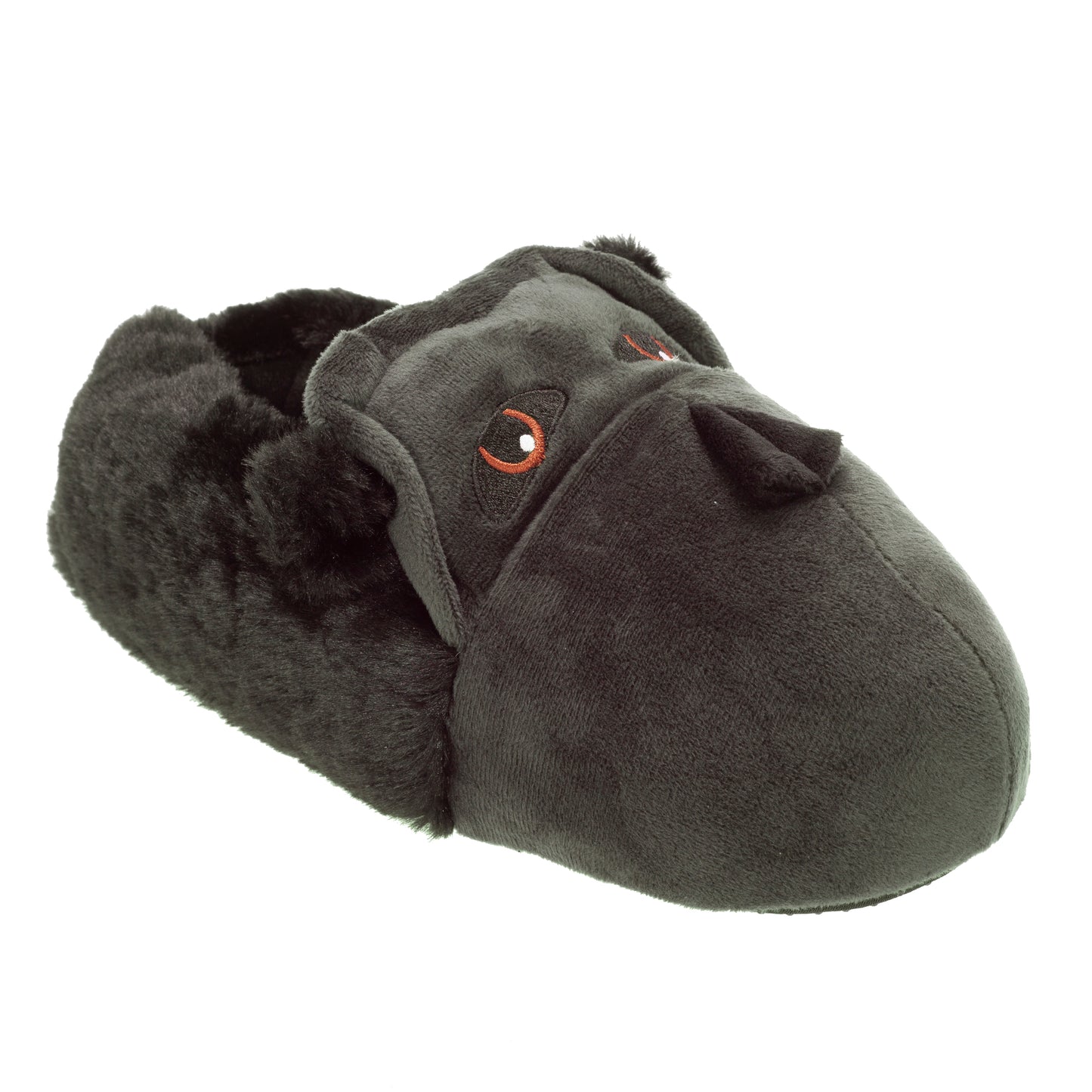 Dark Grey - Front - Slumberzzz Mens Novelty Gorilla Slippers