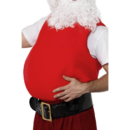Red - Back - Smiffys Unisex Adult Santa Christmas Belly Stuffer