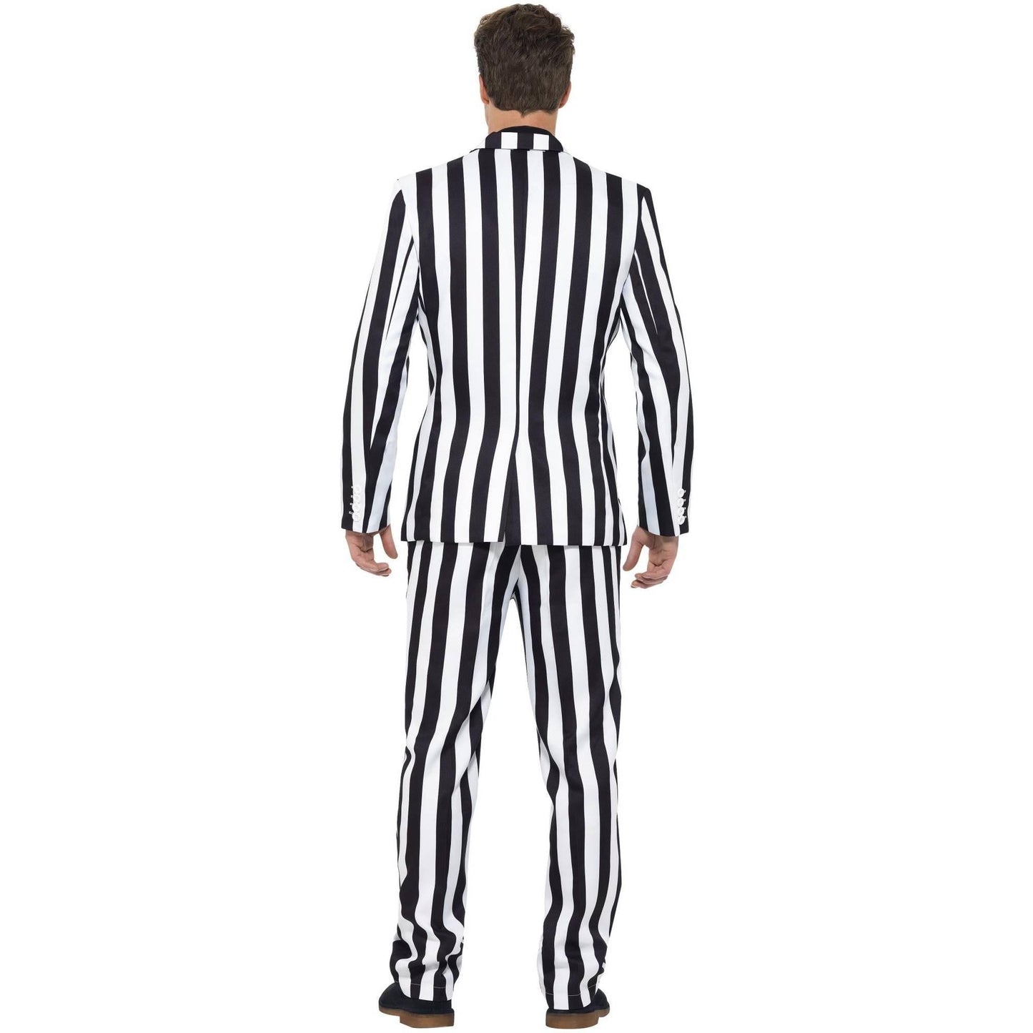 White-Black - Side - Smiffys Mens Humbug Costume Suit Set