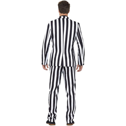 White-Black - Side - Smiffys Mens Humbug Costume Suit Set