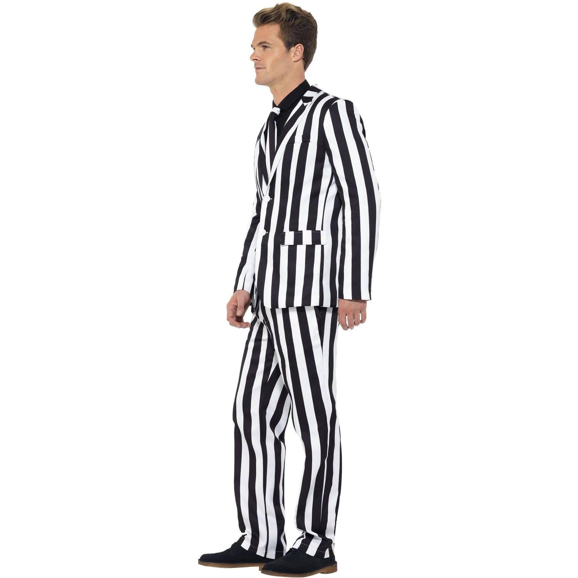 White-Black - Lifestyle - Smiffys Mens Humbug Costume Suit Set