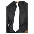 White - Side - Smiffys Mens Deluxe Gangster Tie