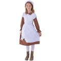 White-Brown - Back - Smiffys Girls Poor Victorian Maid Costume Set