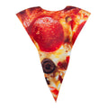 Multicoloured - Front - Smiffys Unisex Adult Pizza Costume Poncho