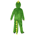 Green - Side - Smiffys Childrens-Kids Deluxe Crocodile Costume