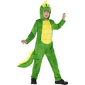 Green - Lifestyle - Smiffys Childrens-Kids Deluxe Crocodile Costume