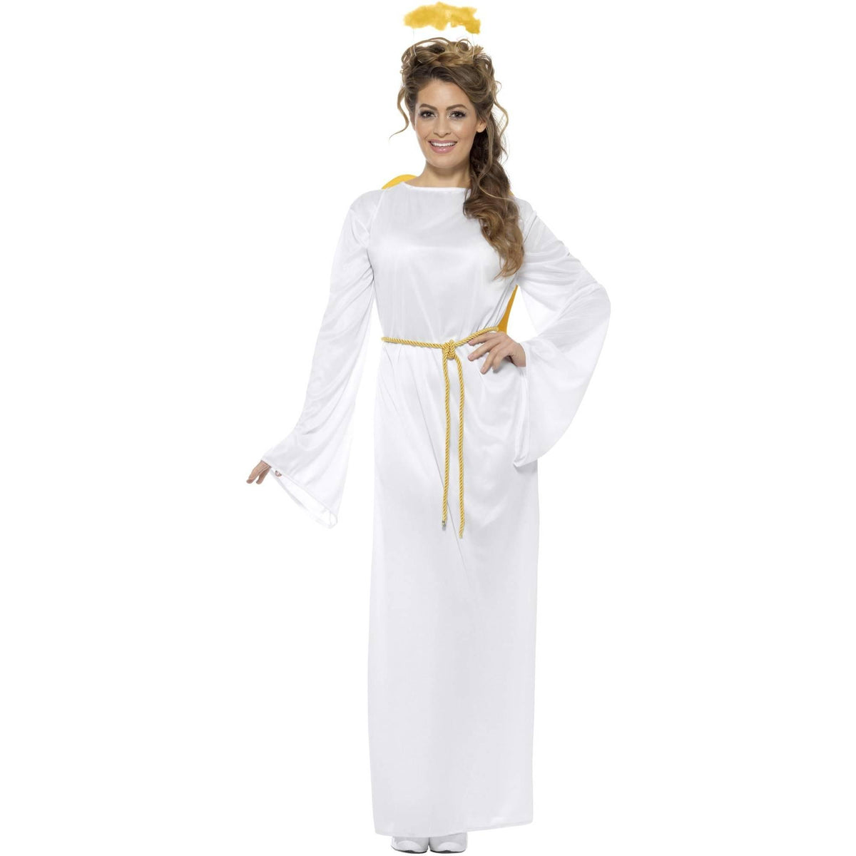 White - Back - Smiffys Unisex Adult Gabriel Angel Costume Set