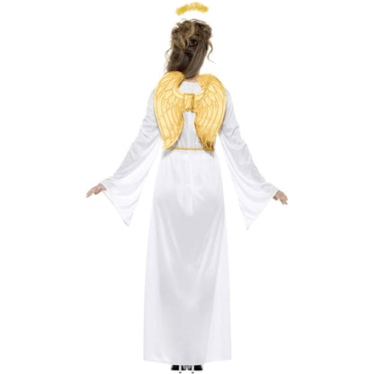 White - Side - Smiffys Unisex Adult Gabriel Angel Costume Set