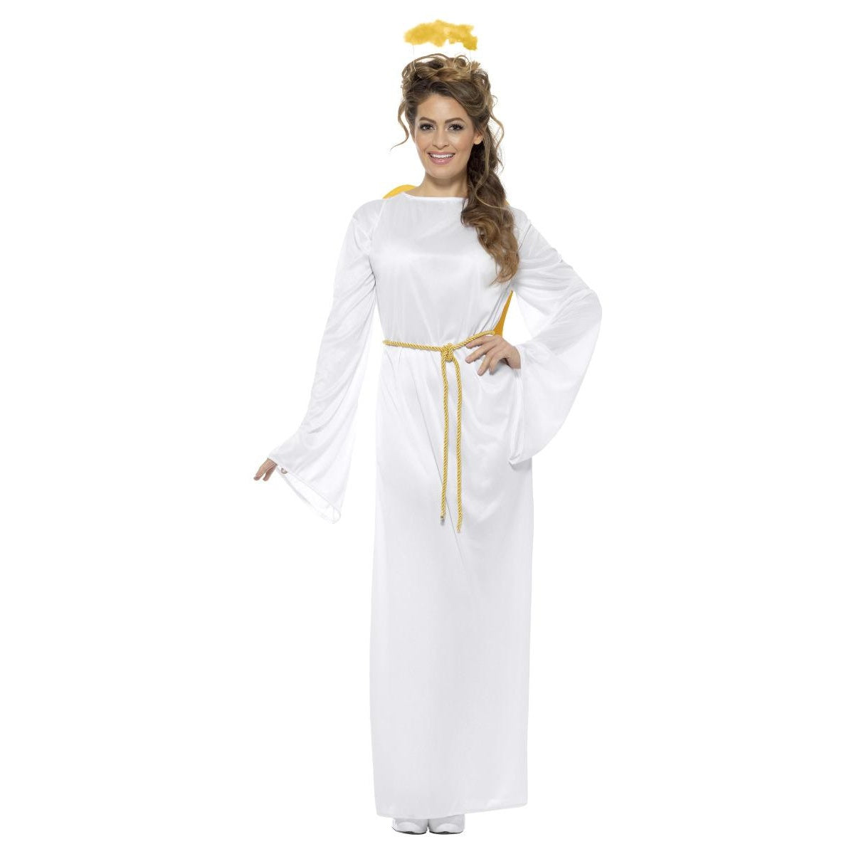 White - Front - Smiffys Unisex Adult Gabriel Angel Costume Set