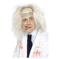 Grey - Front - Smiffys Mens Mad Scientist Bald Top Wig