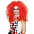 Red - Back - Smiffys Unisex Adult Clown Wig