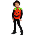 Orange - Back - Smiffys Childrens-Kids Pumpkin Halloween Costume