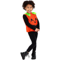 Orange - Pack Shot - Smiffys Childrens-Kids Pumpkin Halloween Costume