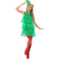 Green - Pack Shot - Smiffys Womens-Ladies Christmas Tree Tutu Costume