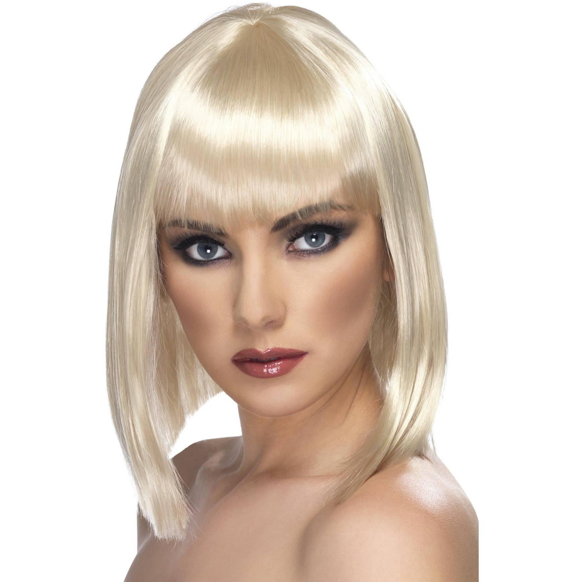 Blonde - Back - Smiffys Womens-Ladies Glam Wig