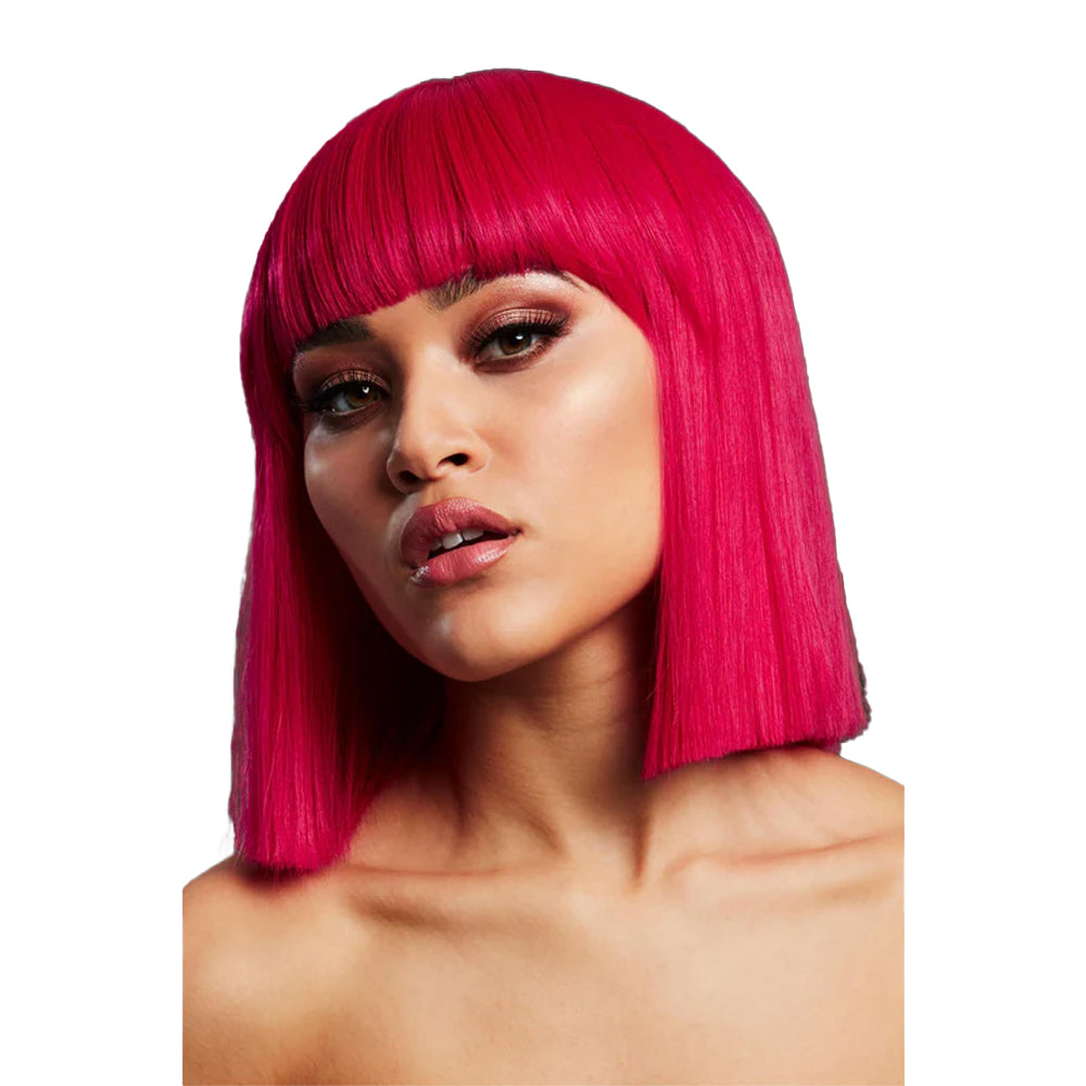 Magenta Pink - Front - Fever Womens-Ladies Lola Wig