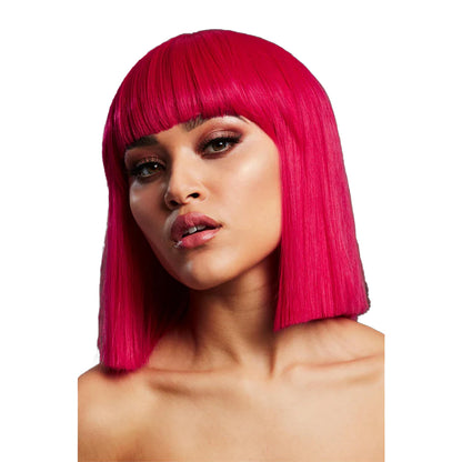 Magenta Pink - Front - Fever Womens-Ladies Lola Wig