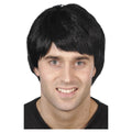 Black - Front - Smiffys Mens Guy Wig