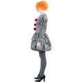 Grey-Red-White - Lifestyle - IT Chapter Two Womens-Ladies Pennywise Costume Set