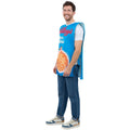 Blue-White-Red - Lifestyle - Kelloggs Unisex Adult Rice Krispies Cereal Box Costume Tabard