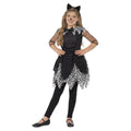 Black - Front - Smiffys Girls Deluxe Cat Costume