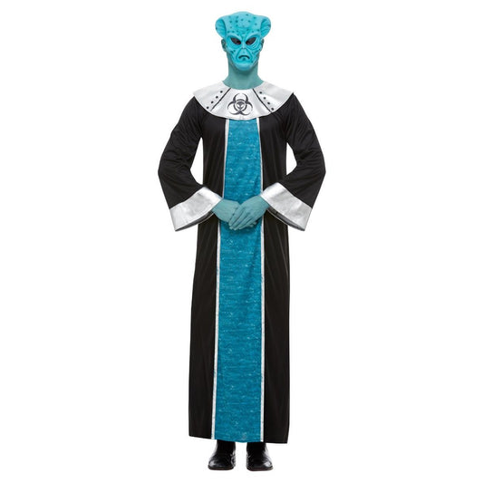 Blue - Front - Smiffys Unisex Adult Alien Lord Costume