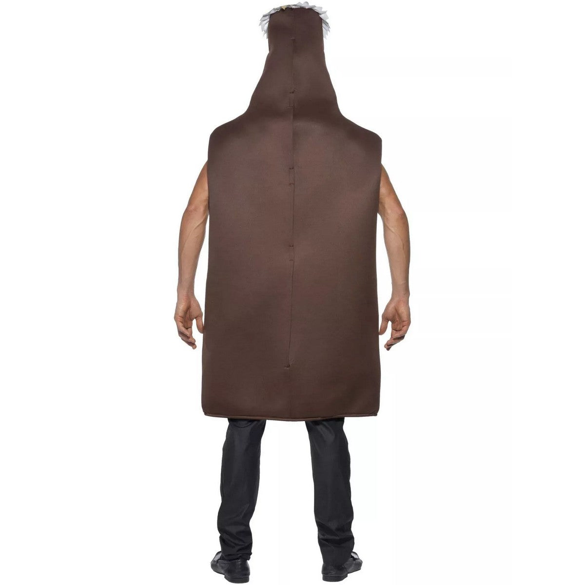 Brown-Red-White - Back - Smiffys Unisex Adult Studmeister Beer Bottle Costume