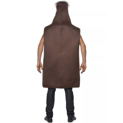 Brown-Red-White - Back - Smiffys Unisex Adult Studmeister Beer Bottle Costume