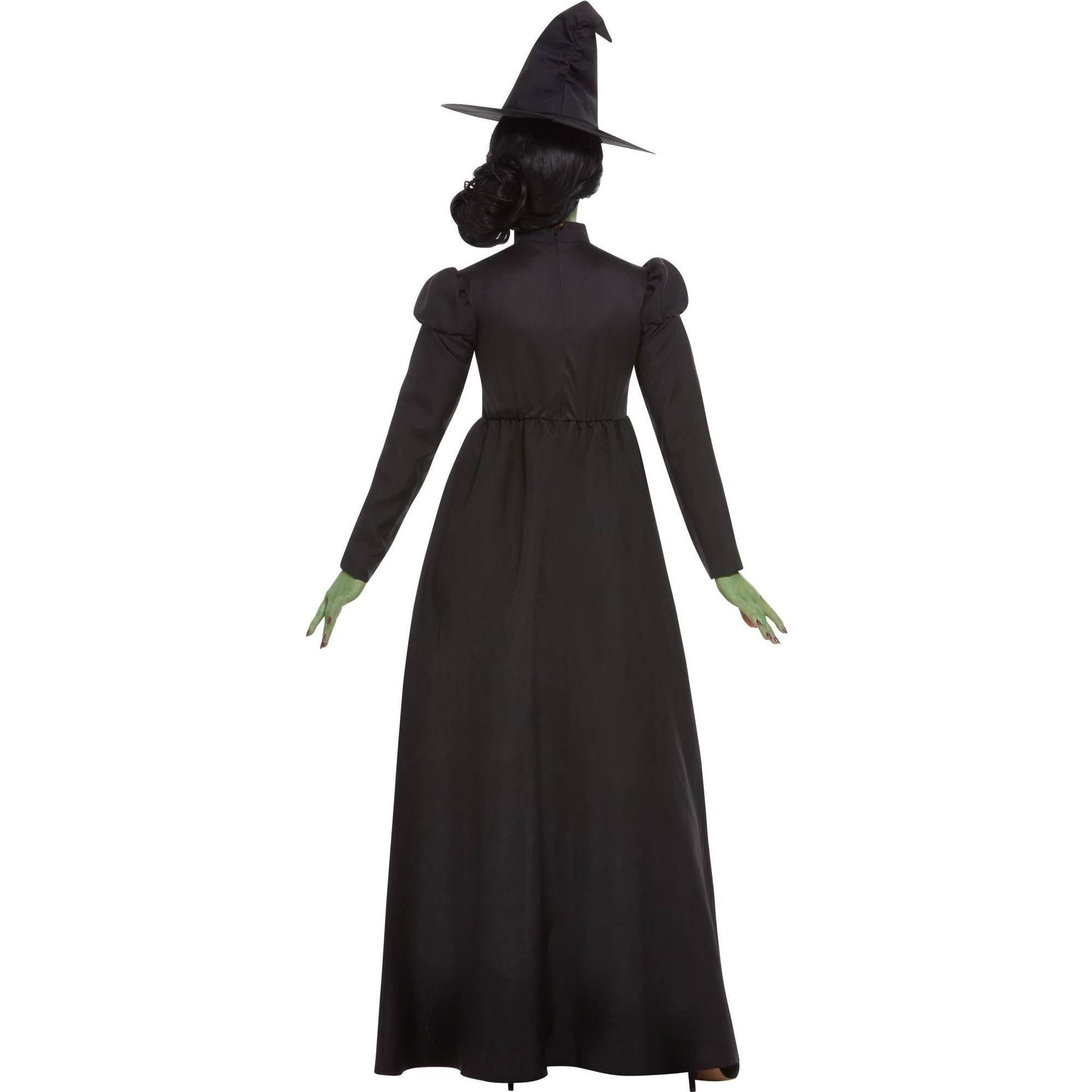 Black - Side - Smiffys Womens-Ladies Wicked Witch Costume Set