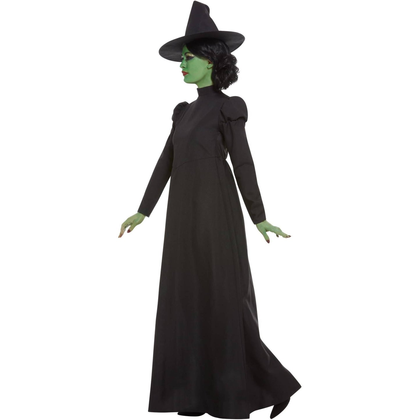 Black - Lifestyle - Smiffys Womens-Ladies Wicked Witch Costume Set