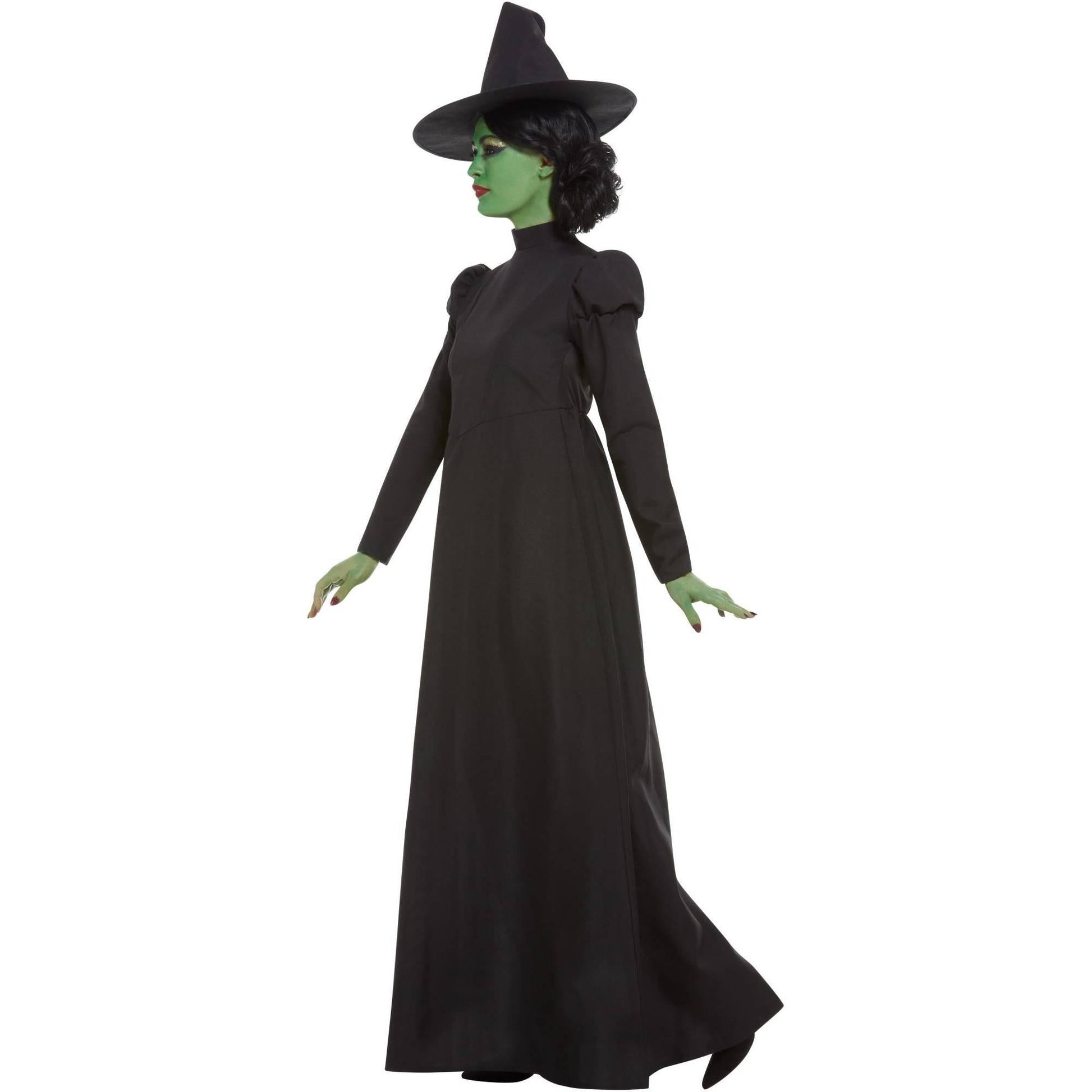 Black - Lifestyle - Smiffys Womens-Ladies Wicked Witch Costume Set