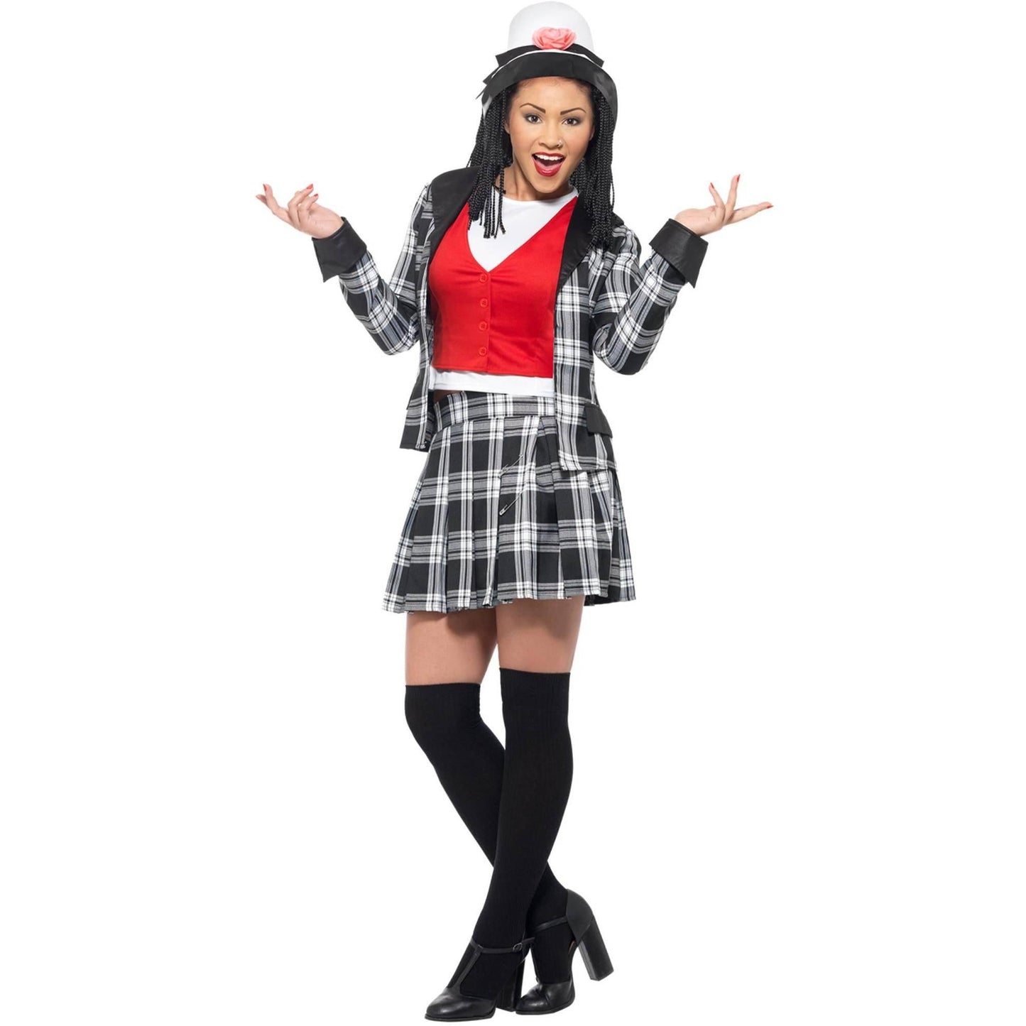 Black-White - Back - Clueless Womens-Ladies Dionne Halloween Costume