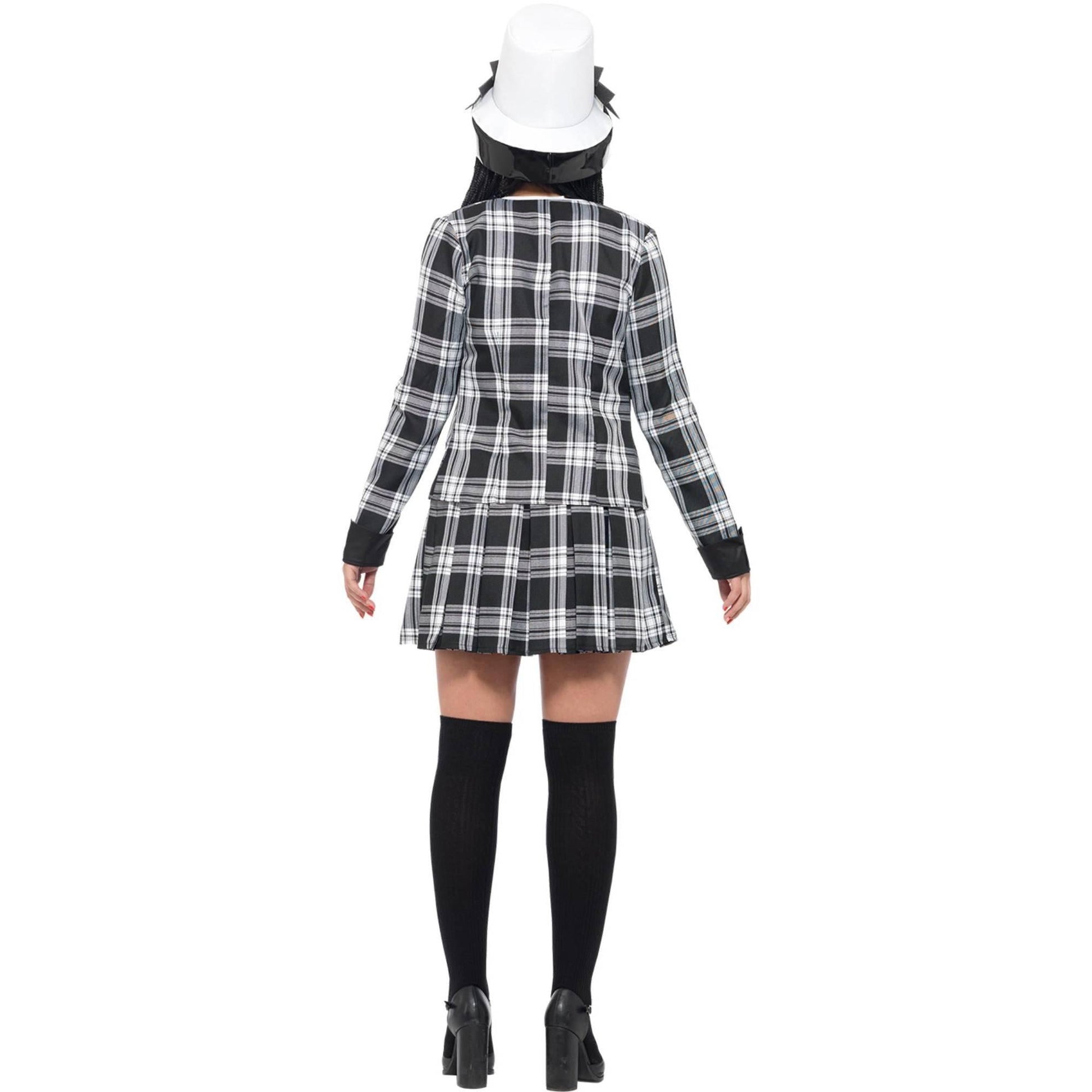 Black-White - Side - Clueless Womens-Ladies Dionne Halloween Costume