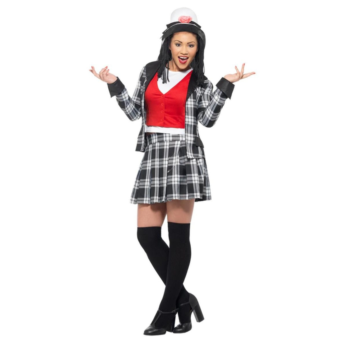 Black-White - Front - Clueless Womens-Ladies Dionne Halloween Costume