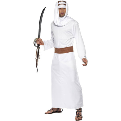 White-Brown - Back - Lawrence Of Arabia Mens Costume