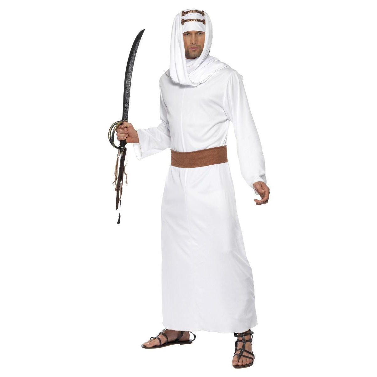 White-Brown - Front - Lawrence Of Arabia Mens Costume