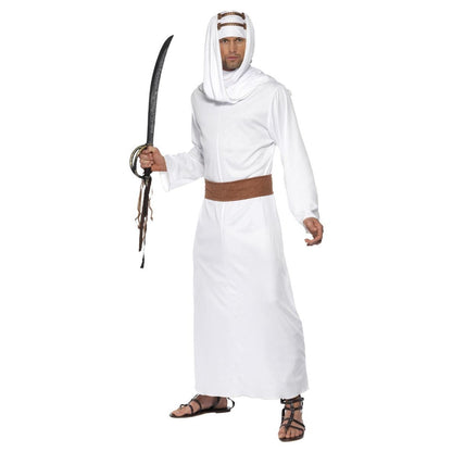 White-Brown - Front - Lawrence Of Arabia Mens Costume