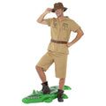 Brown - Front - Smiffys Mens Safari Costume Set