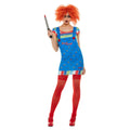 Blue - Front - Chucky Womens-Ladies Costume